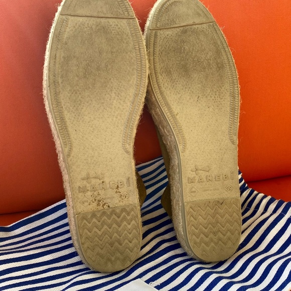 Manebi Suede Espadrilles with Palm Tree Motif - Picture 6 of 6